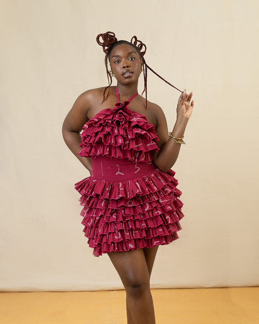 Ìmọ̀lẹ̀ Ruffle Dress